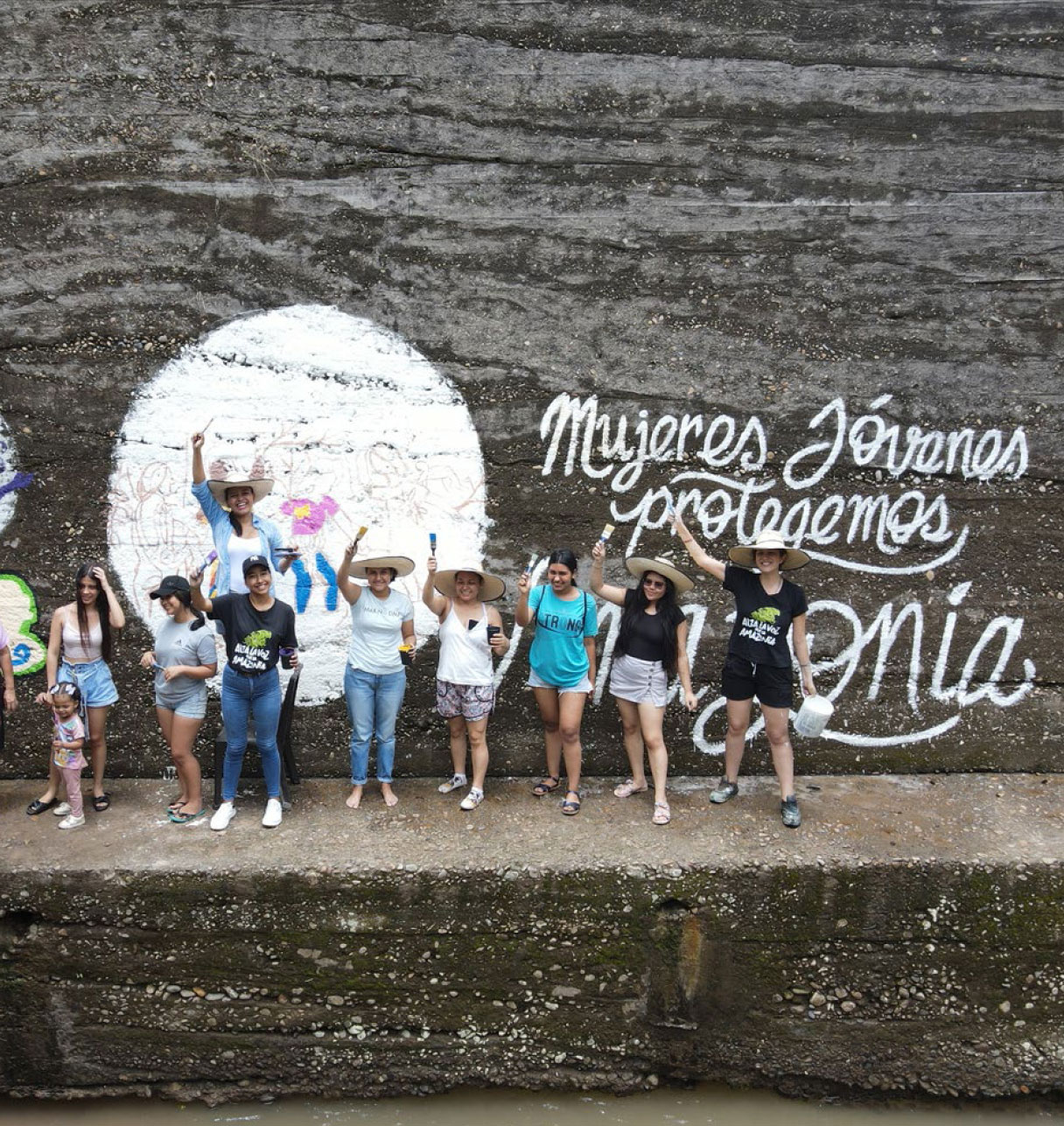 Wir schützen Amazonien! - Eine Einladung von Frauen in Caquetá, Biodiversität und den Lebensraum zu schützen. Foto: Alirio José González, Belén, Kolumbien